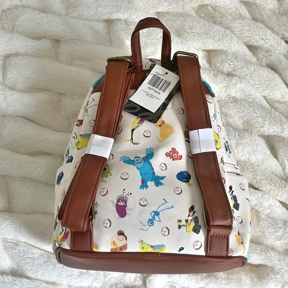 Loungefly Disney Pixar 25th Anniversary Icons Mini Backpack Toy Story Monster UP